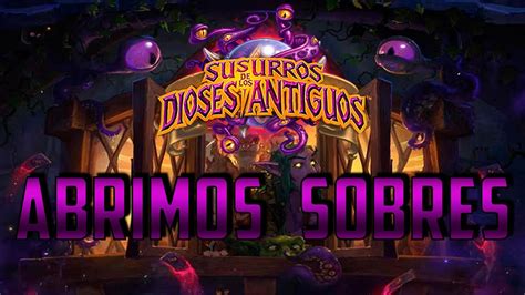 Hearthstone Abriendo sobres nueva expansión YouTube