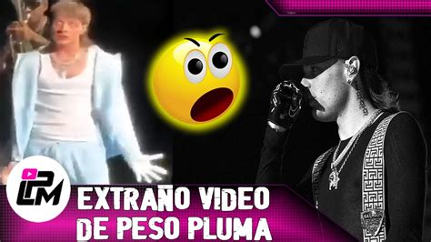 Peso Pluma alerta las redes por extraños gestos en concierto YouTube