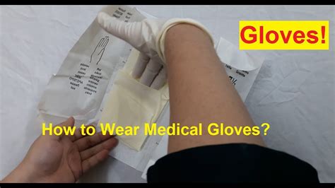 How To Wear Surgical Gloves Youtube