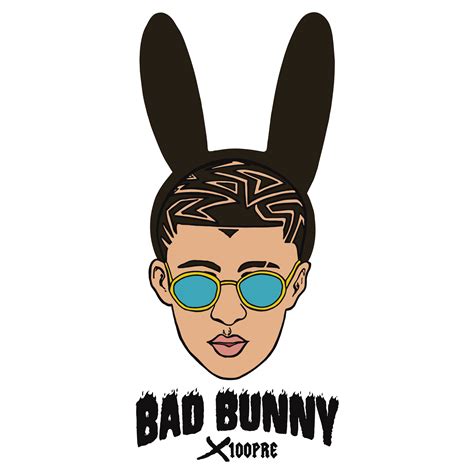 Bad Bunny Bad Bunny Svg Yo Perreo Sola Svg Bad Bunny Logo Inspire