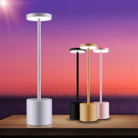 European Style Hotel Wireless Decoration Rechargeable LED Table Lamp