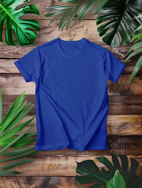 Blue t shirt mockup | Premium AI-generated image