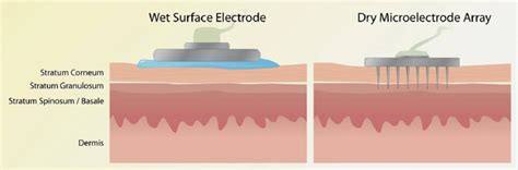 Comparison Between Wet And Dry Biopotential Electrodes Left Wet