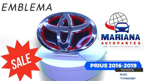 Emblema Fascia Prius 2016 2019 Rojo YouTube