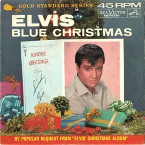 Blue Christmas–Elvis Presley | It's Beginning to Sound a Lot Like Christmas