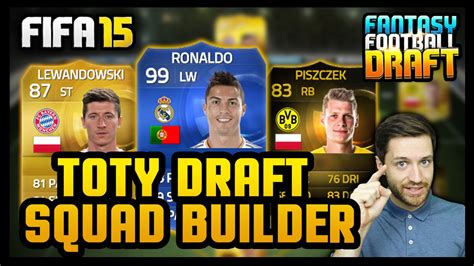 TOTY DRAFT SQUAD BUILDER Fifa 15 Ultimate Team YouTube