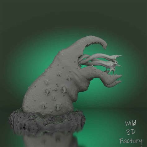 CO3D - Graboid from Tremors Statue - FanMade Model for 3D printing