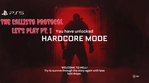 Ps The Callisto Protocol Hardcore Mode Let S Play Pt Youtube