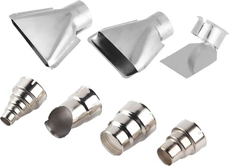 Brilluxa Heat Gun Nozzles Kit Stainless Steel Pcs Mm Hot Air Gun Soldering Station Nozzle