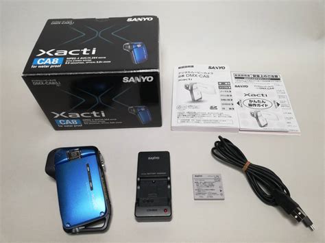 【目立った傷や汚れなし】【美品】】サンヨー Sanyo ザクティ Xacti Dmx Ca8型 デジタルムービーカメラ 【元箱・取説付】の落札