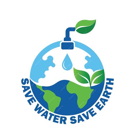 Premium Vector Every Drop Counts Save Water Save Earth Save Lives