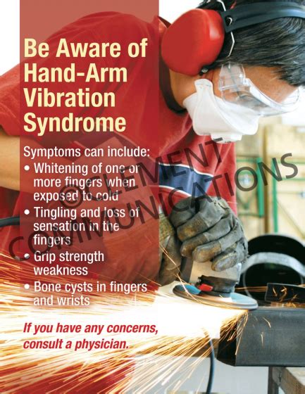 Ergonomics Hand Arm Vibration Poster