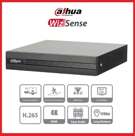 DVR Dahua 4 Canales XVR1B04 I Con WizSense Inteligente Infinity Seguridad