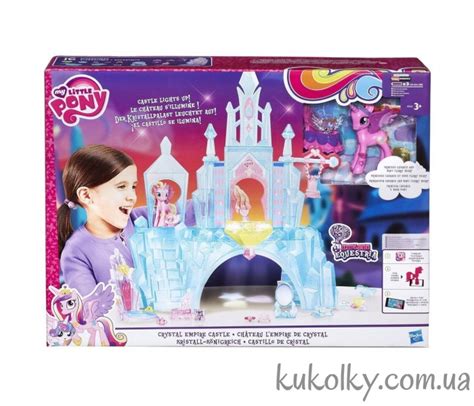Кристальный замок пони купить Explore Equestria Crystal Empire Castle ...