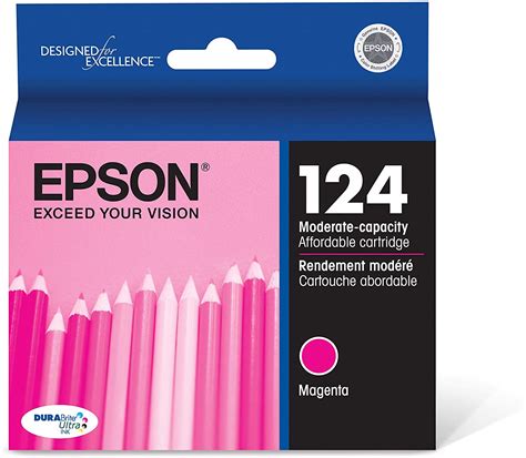 EPSON T124 DURABrite Ultra Ink Standard Capacity Magenta Cartridge