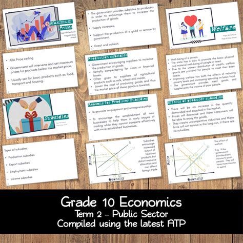 Grade 10 Economics All Term 2 Topics Units • Teacha