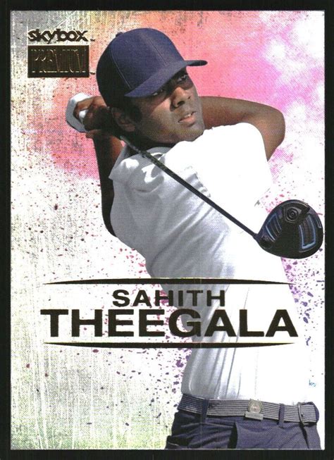 2021 Metal Universe Champions Skybox Premium S19 Sahith Theegala EBay