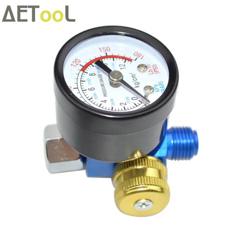 AETool HVLP Spary Gun Regulator Air Pressure Regulator Auto Paint Air