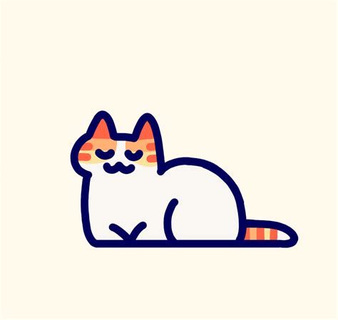 Sleeping cat gif by Apple45555 on DeviantArt