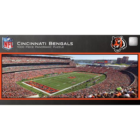 MasterPieces - Cincinnati Bengals 1000 Piece Stadium Panoramic Jigsaw ...