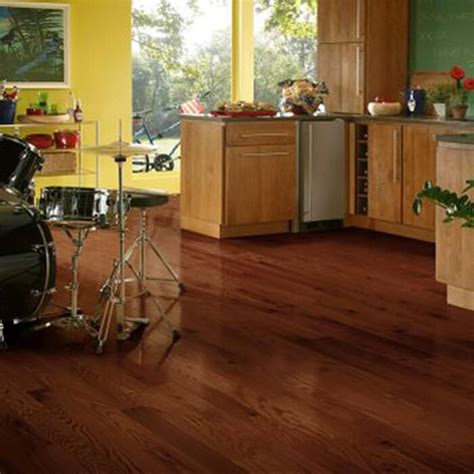 Bruce Dundee Wide Plank Cherry Oak Hardwood Nfm Red Oak Hardwood