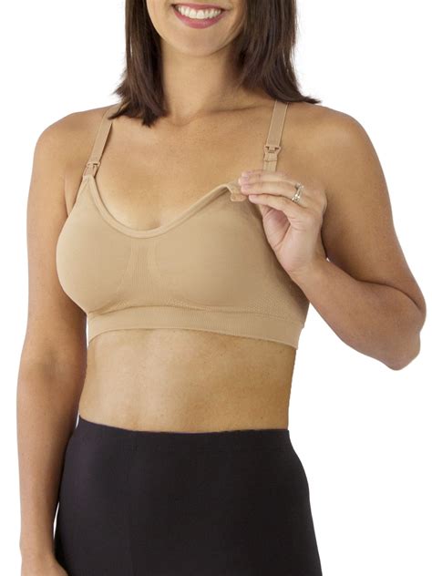 Loving Moments By Leading Lady Seamless Sports Nursing Bra With Stylish