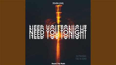 Need You Tonight Tsili Egno Remix YouTube