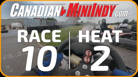 September 18 Heat 2 2022 Canadian Mini Indy Karting Championship Youtube