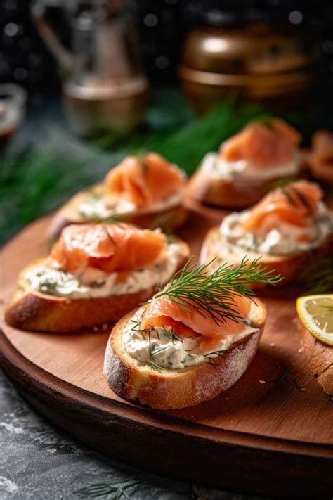 Lachs Crostini Perfekte Häppchen zu Sekt