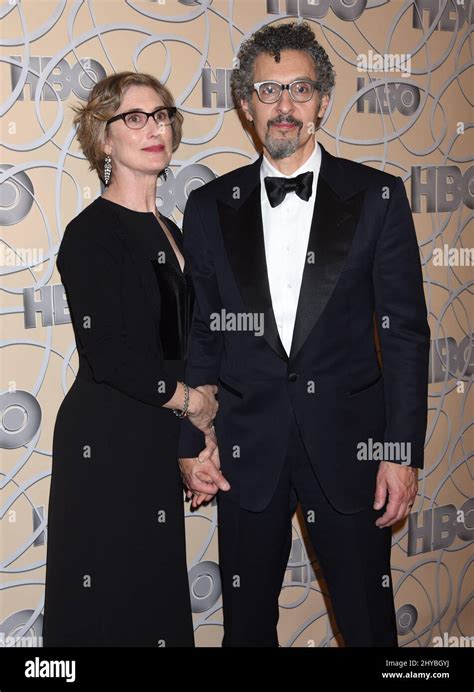 John Turturro And Katherine Borowitz Attends Hbo S Golden Globes After