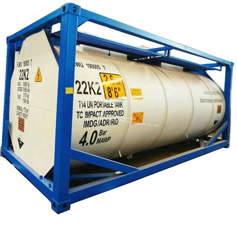 Wholesale 20FT T7 T14 ISO Tank Containers 17 5KL For UN 1830 Sulfuric