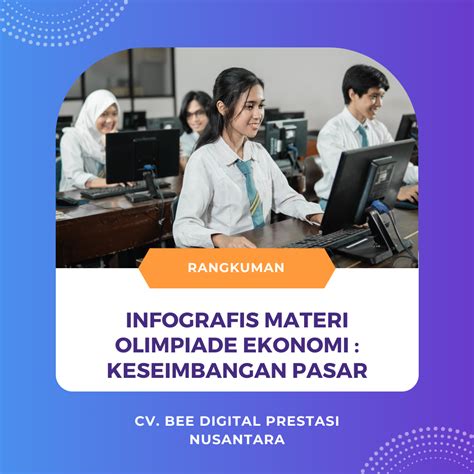 Infografis Materi Olimpiade Ekonomi Keseimbangan Pasar Belajaria