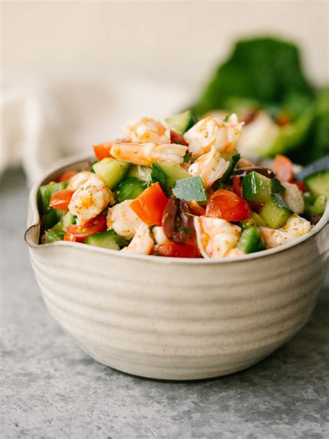 Mediterranean Shrimp Salad Mad About Food