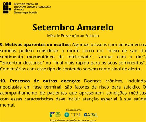 Setembro Amarelo 2020 confira todas as publicações desta campanha