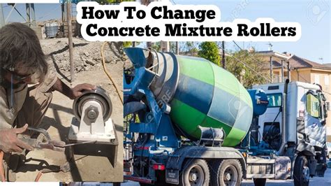 How To Change Rollers Of Concrete Mixture Concrete Mixr K Rollaly