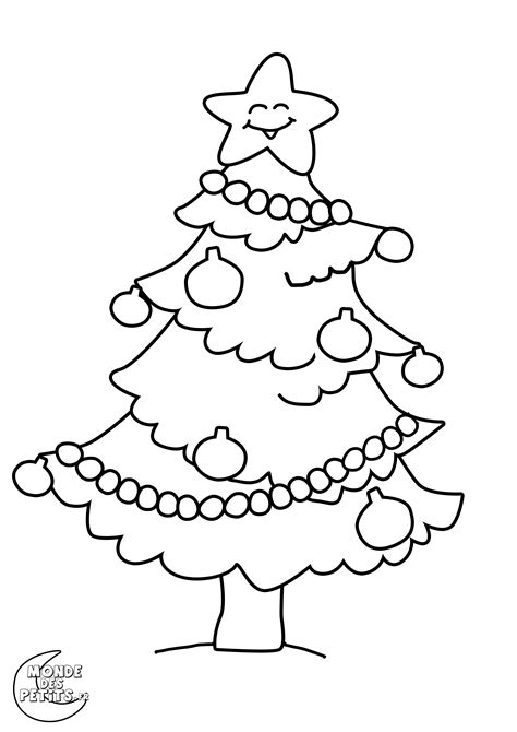 Le Plaisir Du Coloriage De Noël Un Sapin à Imprimer Gratuitement Pour