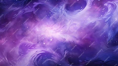 Premium AI Image | Celestial Purple Nebula Wonder Background