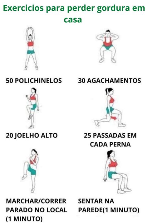 Pin em Exercícios em casa