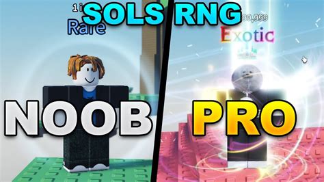 Noob Rolls Exotic And Becomes Pro In Roblox Sol S RNG YouTube