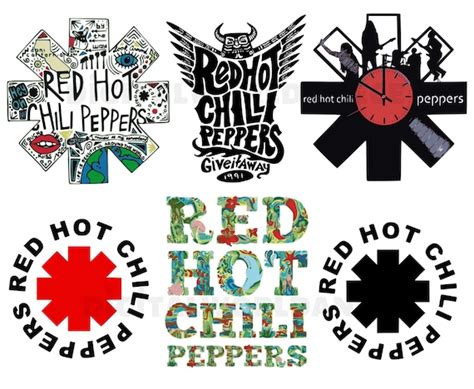 Red Hot Chili Peppers Svg Tshirt Design Rock Band Svg Etsy Australia