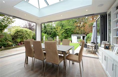 Aluminium Orangery Glazed Extensions Express Bi Folding Doors