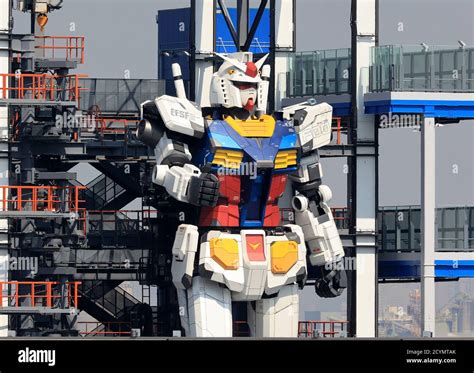 Yokohama Japan Nd Oct A Meter Tall Robot Gundam Stands At