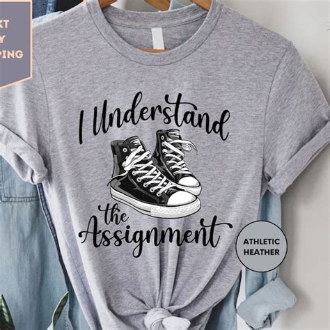 I Understand The Assignment Harris Tshirt Etsy