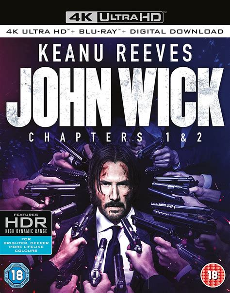 John Wick Chapters 1 2 4K Ultra HD 2017 Blu Ray Amazon Co Uk