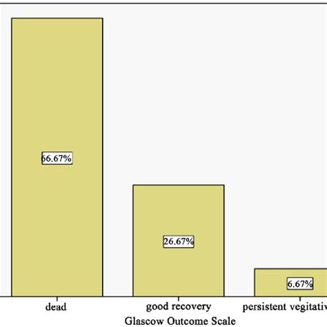 Bar Chart Showing The Glasgow Outcome Score Download Scientific Diagram