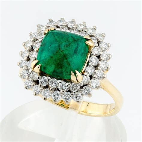 No Reserve ALGT Certified Emerald 2 70 Cts Diamond 0 93 Cts