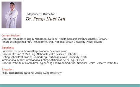 Board of Directors-ACRO Biomedical Co., Ltd.