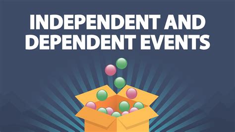 Examples Of Independent And Dependent Events