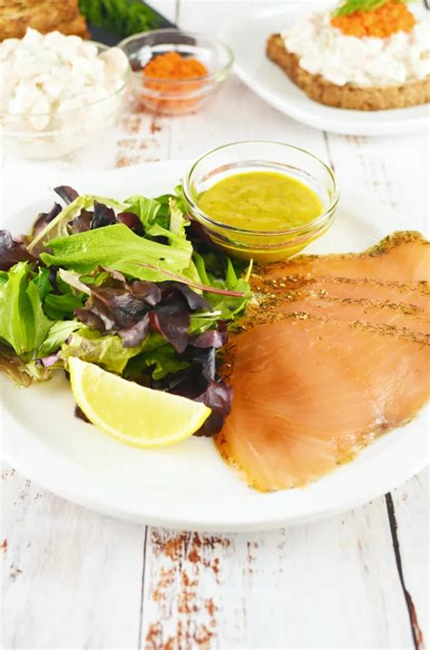 Smoked Salmon Gravlax Salad - All Spiced Out