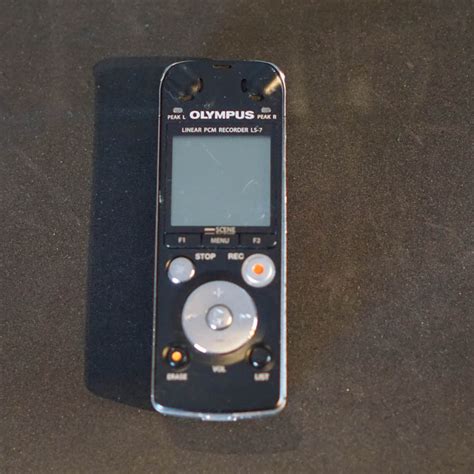 Olympus Ls Linear Pcm Recorder W Windscreen Used